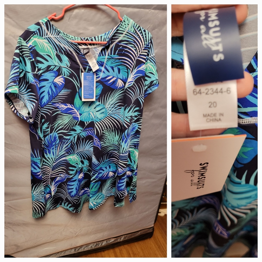 Swim top "dress"